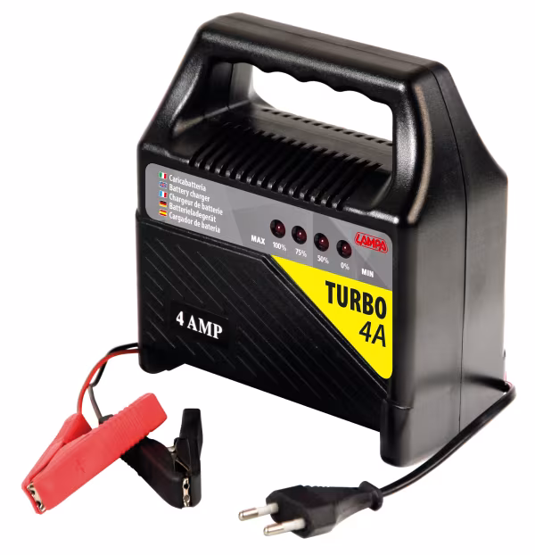 Lampa Turbo 4 A, caricabatteria 12V