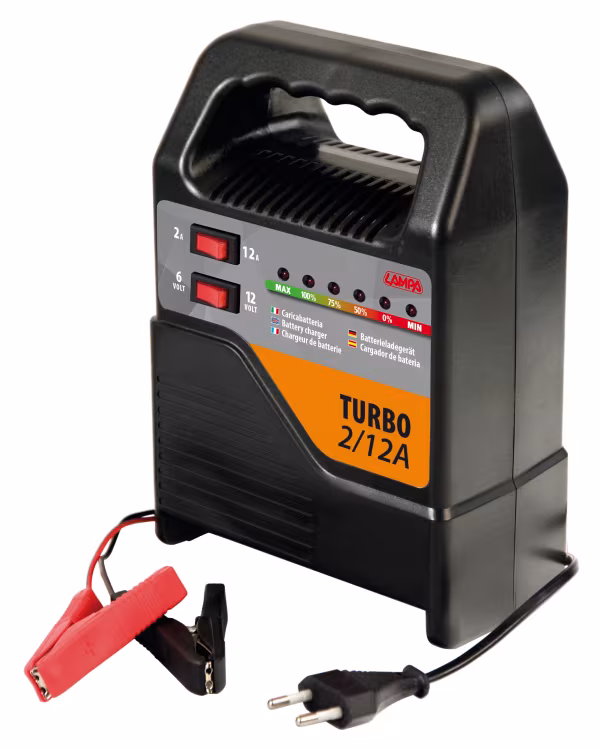 Lampa Turbo 2/12 A, caricabatteria 6/12V