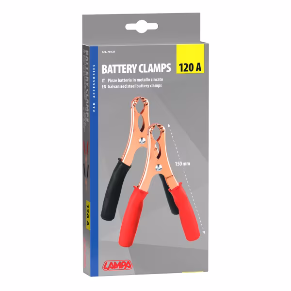 Lampa Coppia pinze batteria - 15 cm - 120A