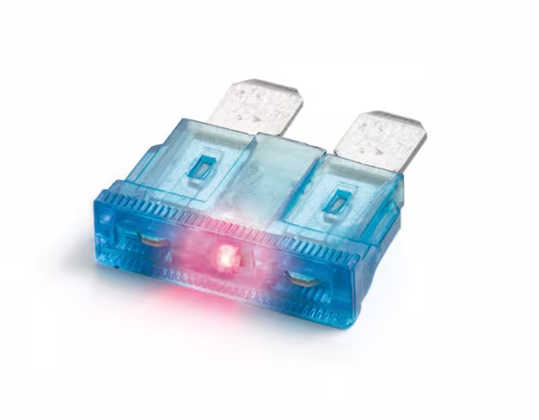 Lampa Smart Led, set 6 fusibili lamellari con spia a led, 12/32V - 20A