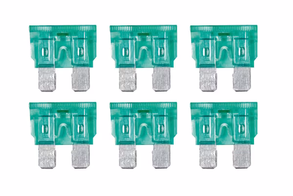 Lampa Smart Led, set 6 fusibili lamellari con spia a led, 12/32V - 30A