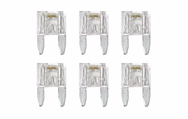Lampa Smart Led, set 6 micro-fusibili lamellari con spia a led, 12/32V - 25A