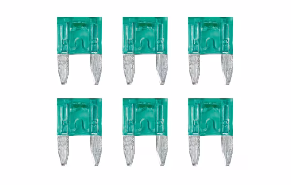 Lampa Smart Led, set 6 micro-fusibili lamellari con spia a led, 12/32V - 30A