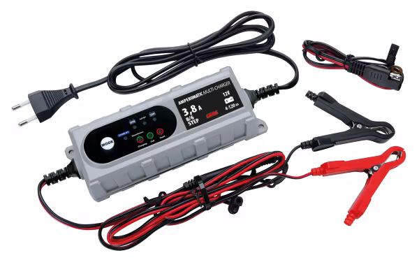 Lampa Amperomatic Multi-Charger, caricabatteria intelligente, 12V - 3,8A