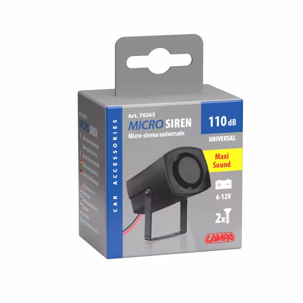 Lampa Microsirena universale 6/12V - 110 dB