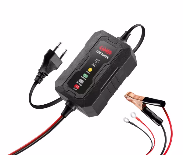 Lampa Keep Power, caricabatteria intelligente e mantenitore di carica, 6/12V