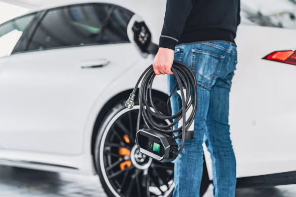 Lampa Carica batteria portatile per veicoli elettrici