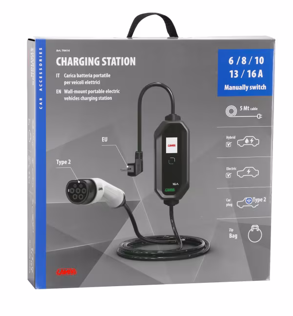 Lampa Carica batteria portatile per veicoli elettrici