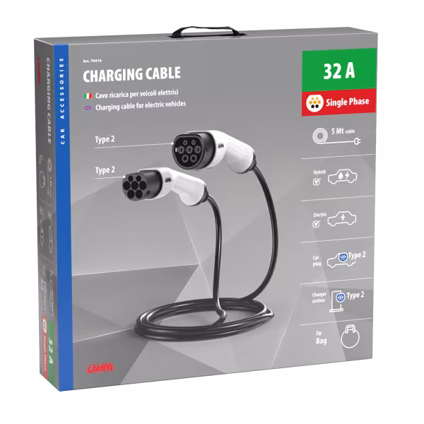 Lampa Cavo ricarica per veicoli elettrici - Monofase - 32A