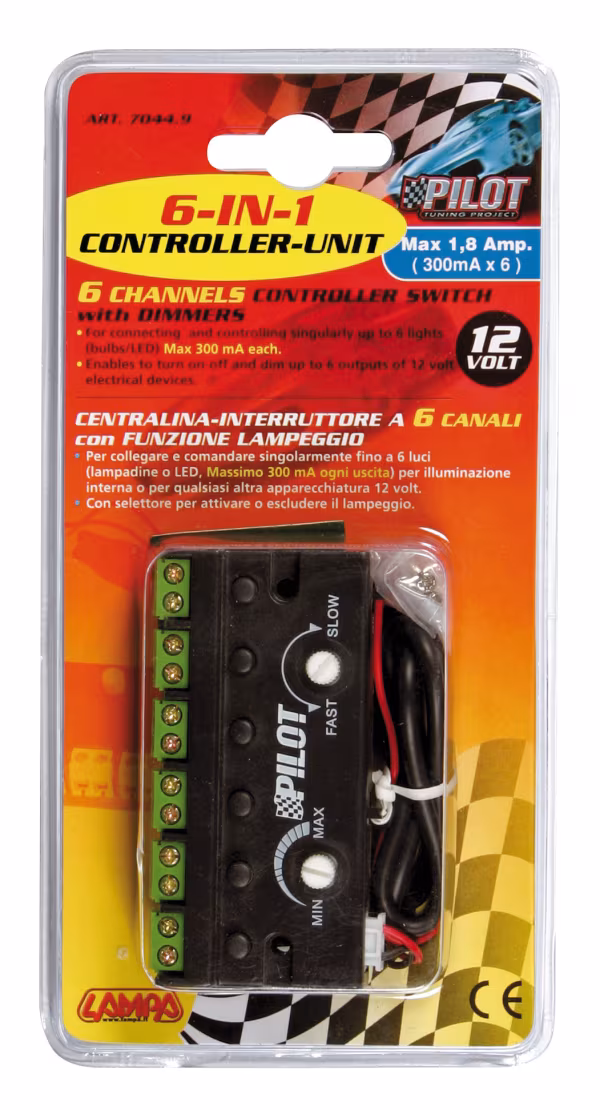 Pilot 6 in 1 controller-unit 12V