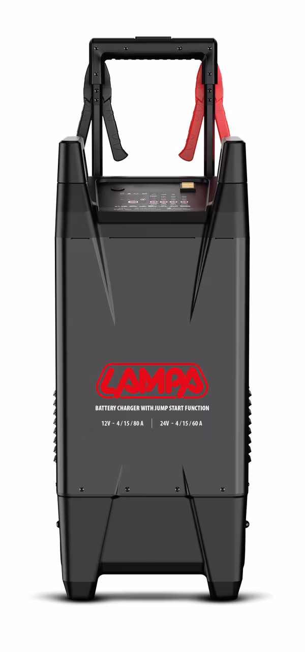 Lampa Caricabatterie professionale a carrello con funzione avviamento, 12/24V