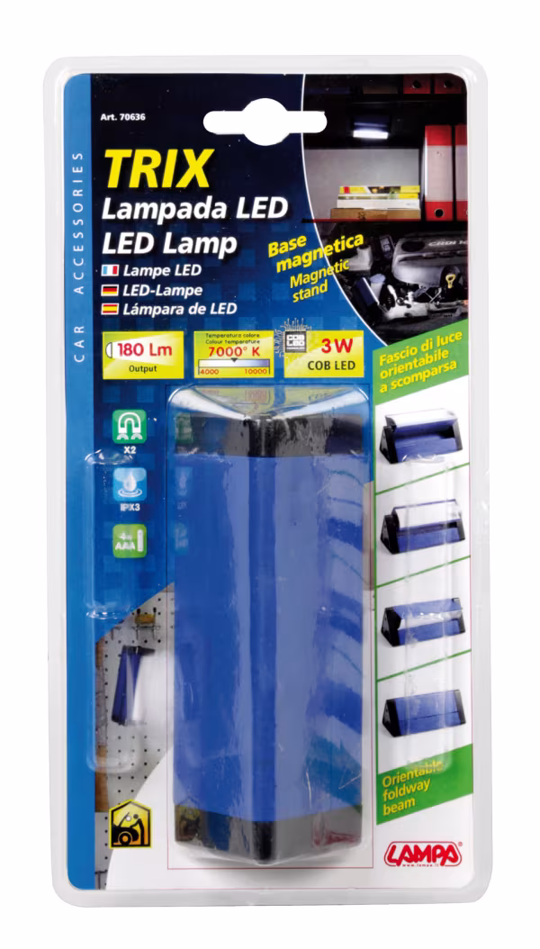 Lampa Trix, lampada ispezione a Led orientabile