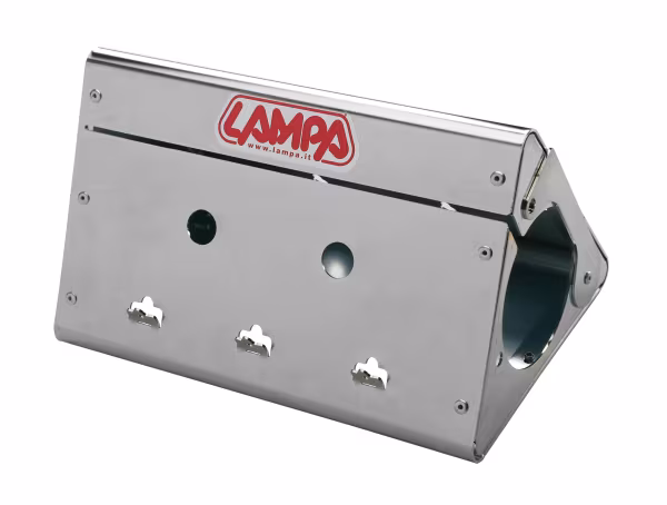 Lampa Dispenser in metallo per guanti a strappo