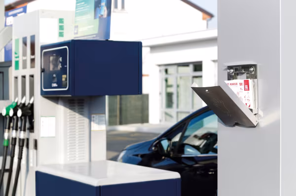 Lampa Dispenser in acciaio inox con serratura per guanti monouso