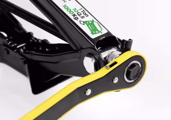 Lampa Cric a pantografo con cricchetto - 1.000 kg