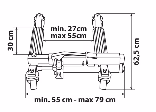 Lampa Sollevatore idraulico per posizionamento veicoli - 1.600 kg