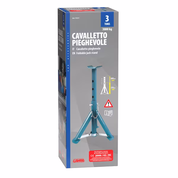Lampa Cavalletto treppiedi pieghevole - 3.000 kg