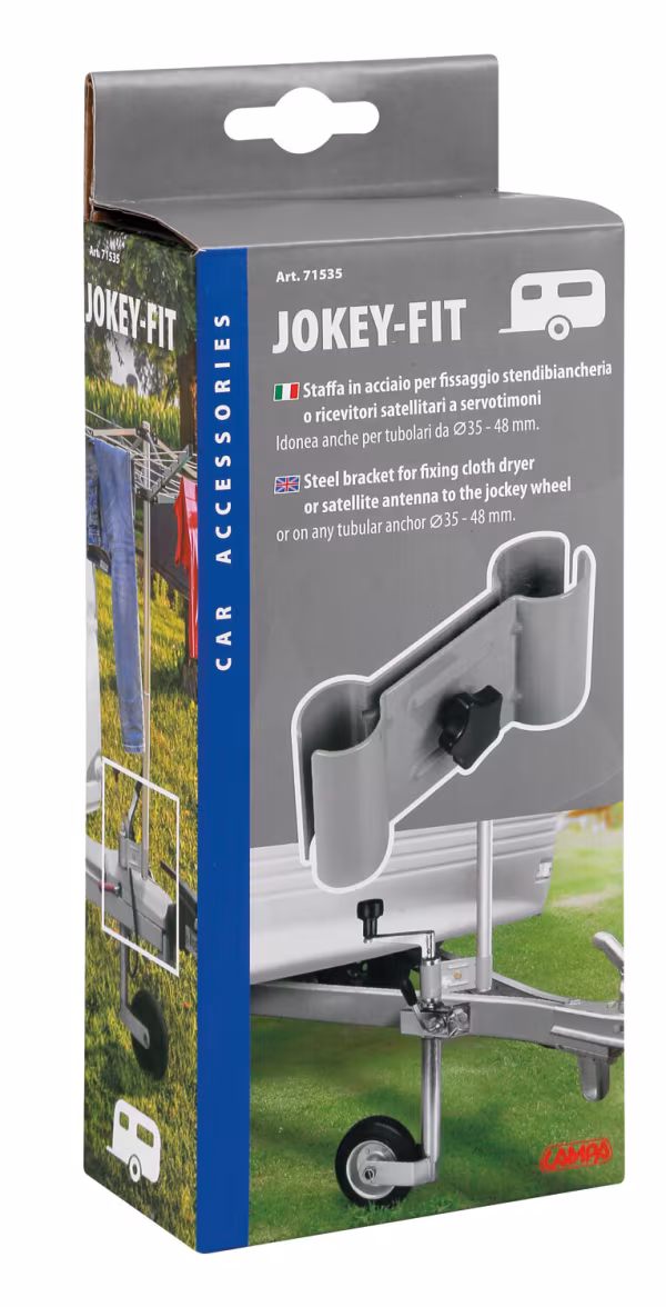 Lampa Staffa per fissaggio stendibiancheria o ricevitori satellitari a servotimoni