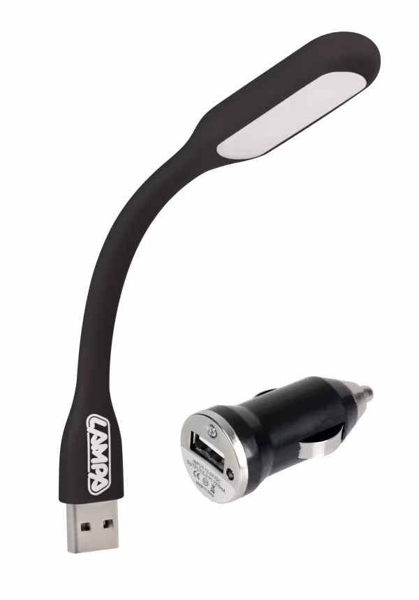 Lampa Lampada flessibile a LED COB + caricatore USB 12/24V - D/Blister 1 pz