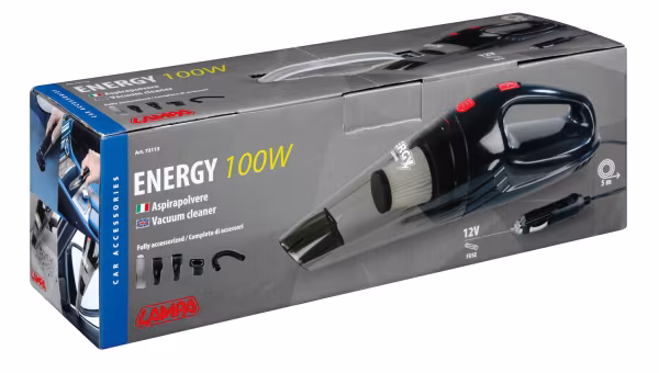 Lampa Energy, aspirapolvere - 12V - 100W