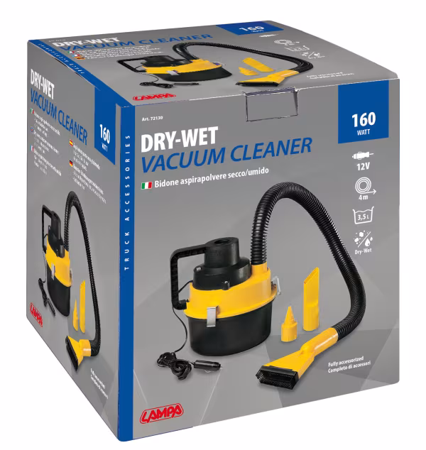 Lampa Bidone aspirapolvere - 12V - 160W