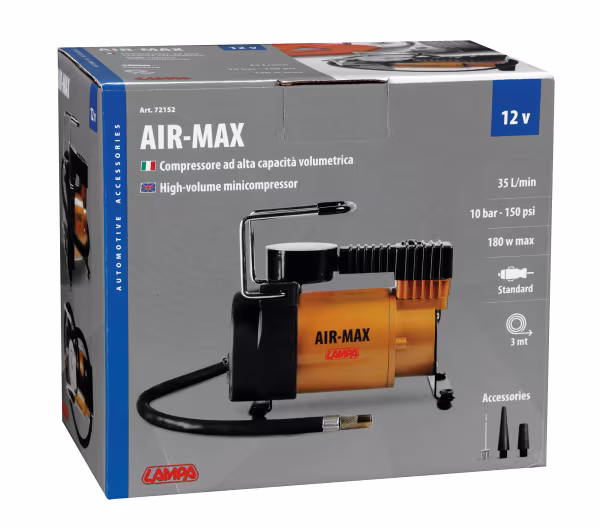 Lampa Air-Max, compressore 12V