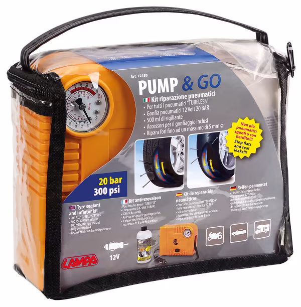 Lampa Pump & Go, kit riparazione pneumatici