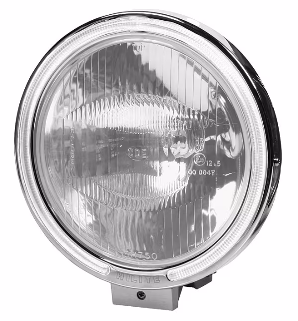 Lampa Angel-Eyes, Faro alogeno di profondità con luce di posizione a 8 Led - Bianco