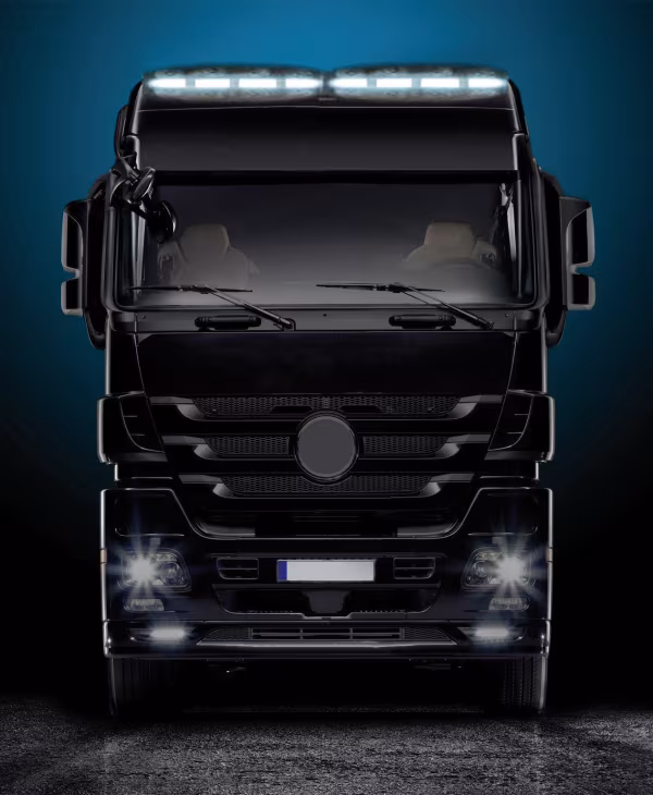Pilot Pluton Total White, barra a Led 2 funzioni - 12/24V - 559x81 mm