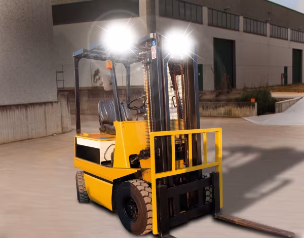 Lampa WB-1, faro da lavoro alogeno quadrato, 12/24V