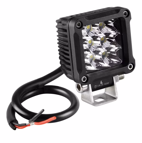 Lampa WL-18, faro ausiliario a 9 Led - 12/24V - Bianco