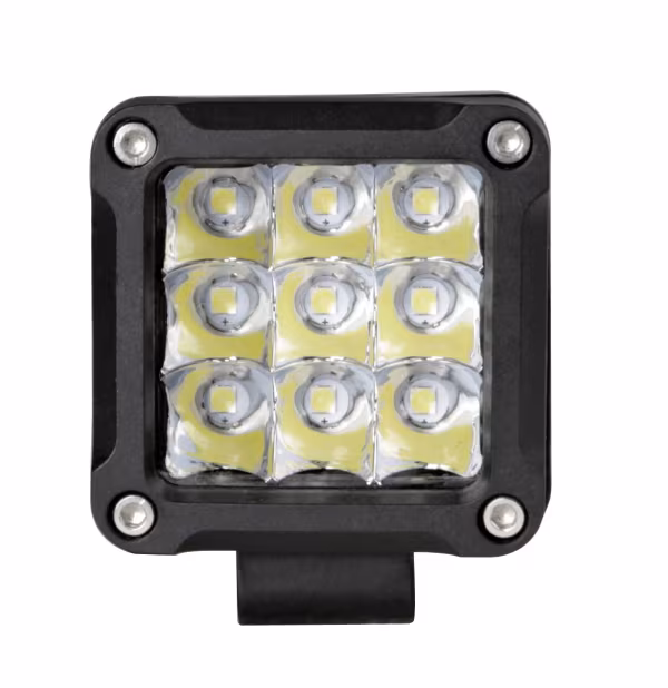 Lampa WL-18, faro ausiliario a 9 Led - 12/24V - Bianco