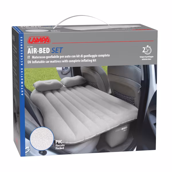 Lampa Air-Bed, materasso gonfiabile per auto + mini compressore 12V
