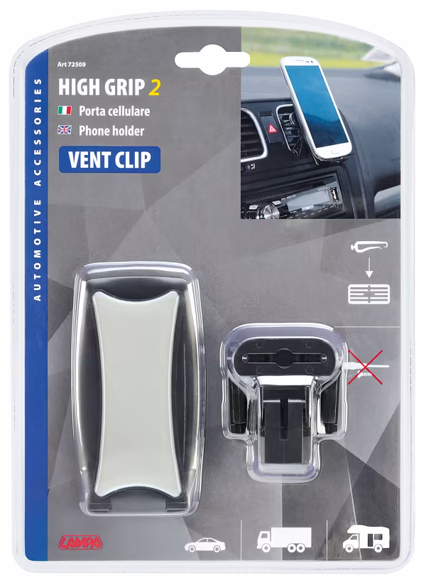Lampa High Grip 2, portatelefono a clip