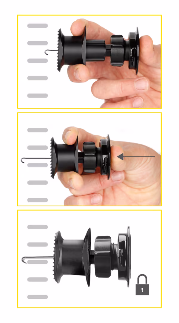 Lampa Magneto Plus, porta telefono magnetico a clip