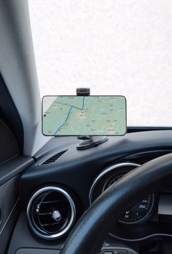 Lampa Snap Fin, porta telefono con ventosa adesiva