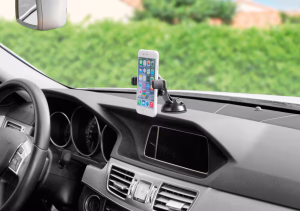 Lampa Atmos Fin, porta telefono con ventosa adesiva
