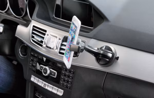 Lampa Atmos Fin, porta telefono con ventosa adesiva