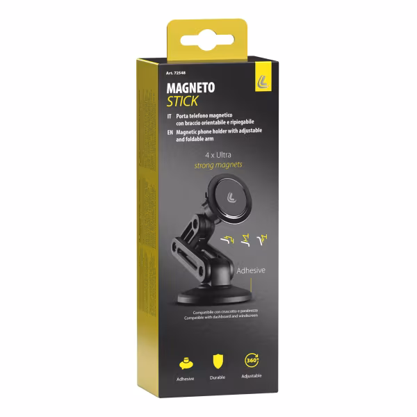 Lampa Magneto Stick, porta telefono magnetico con base adesiva