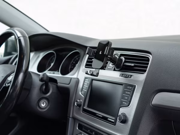 Lampa Graviton, porta telefono a clip