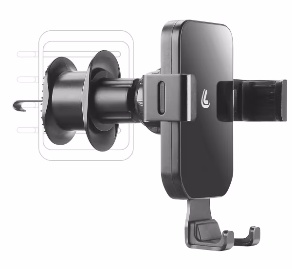 Lampa Graviton, porta telefono a clip