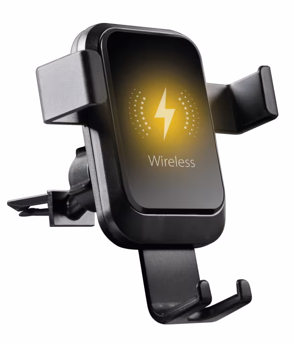 Lampa Graviton Wireless, porta telefono per bocchette d’aerazione con carica batteria wireless