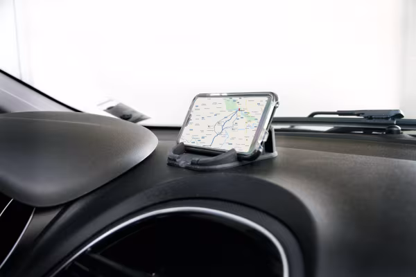 Lampa Phone-Mat, portatelefono e portaoggetti in silicone