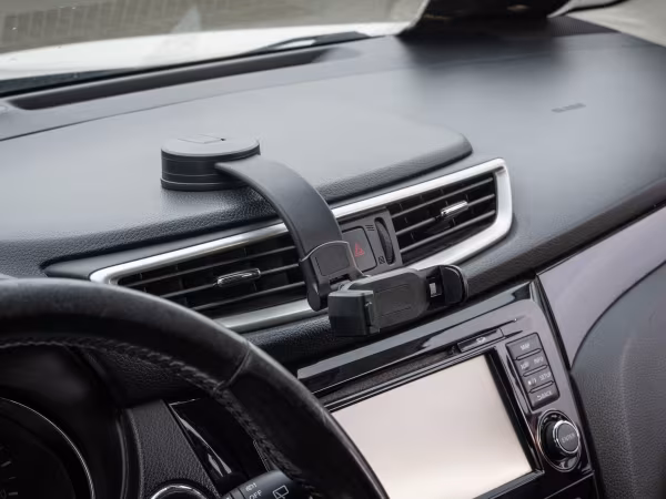 Lampa Snap Flex 2.0, porta telefono a clip con ventosa adesiva a basso profilo