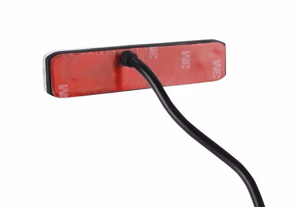 Lampa Luce di segnalazione multifunzione flessibile a 6 Led, 12/24V - Arancio