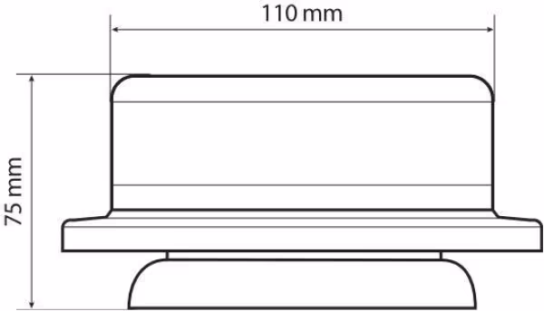 Lampa RL-13, luce di segnalazione a Led, 12/24V