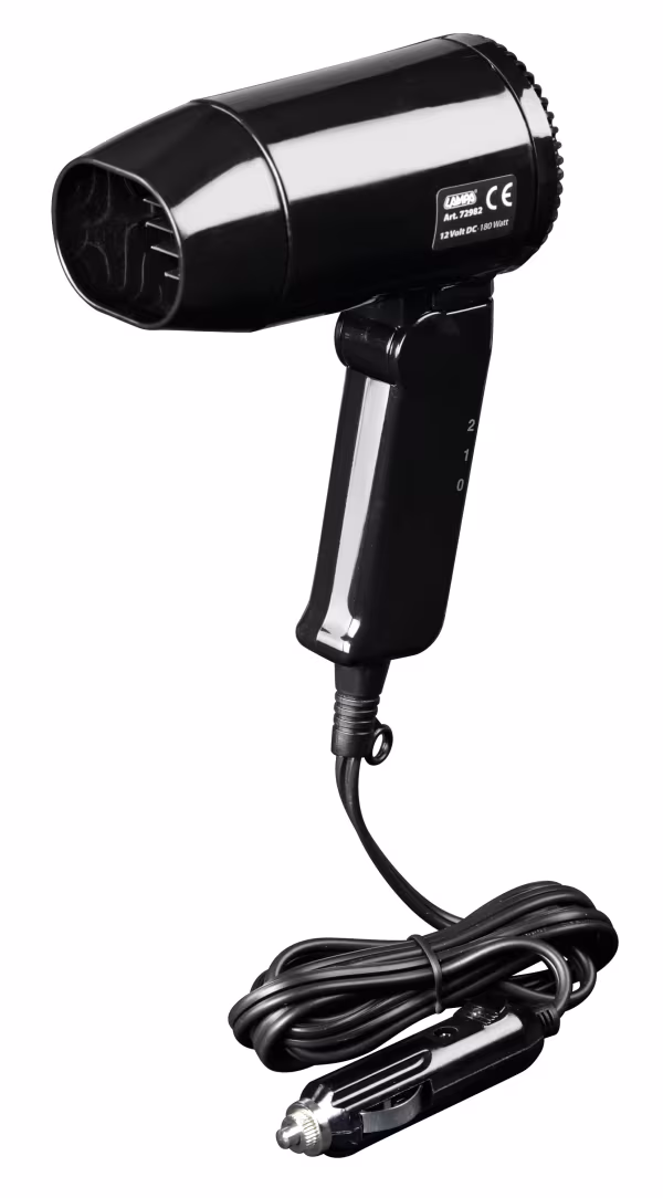 Lampa Hot-Air, phon asciugacapelli e sbrinatore 12V, 180W