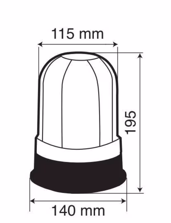 Lampa RH-1, luce di segnalazione alogena, 12/24V