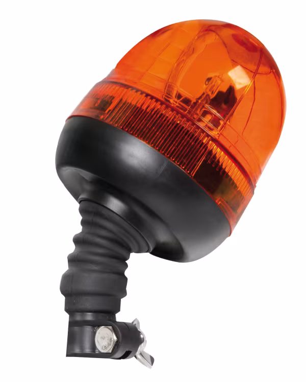 Lampa RH-3, luce di segnalazione alogena con base flessibile e attacco DIN, 12/24V