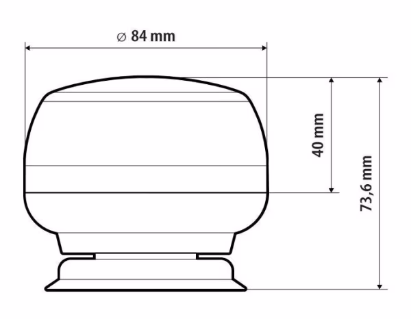 Lampa RL-18, luce di segnalazione a Led, 12/24V